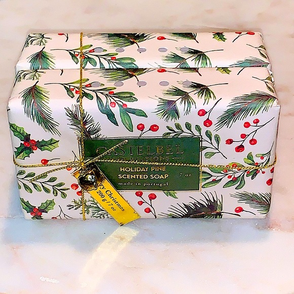 CASTELBEL LTD EDITIONS HOLIDAY PINE SOAP 7oz BAR NEW - Picture 2 of 6